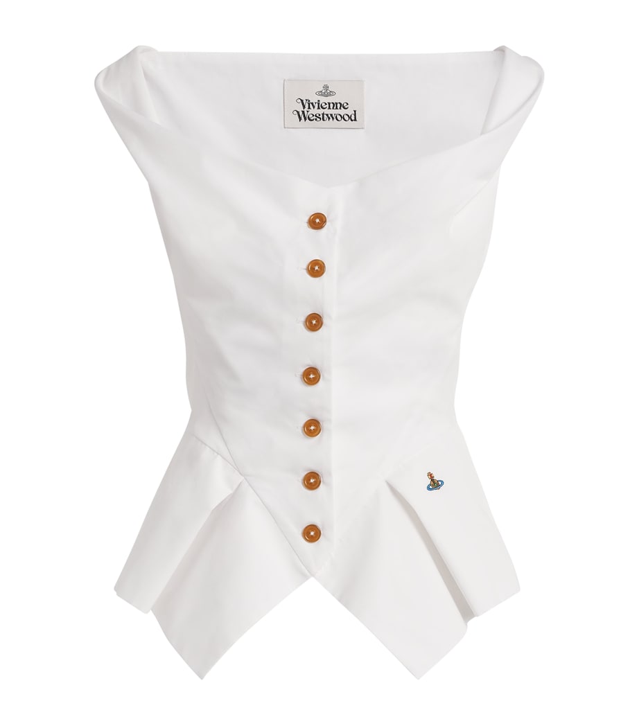 Vivienne Westwood White Monday Corset Top