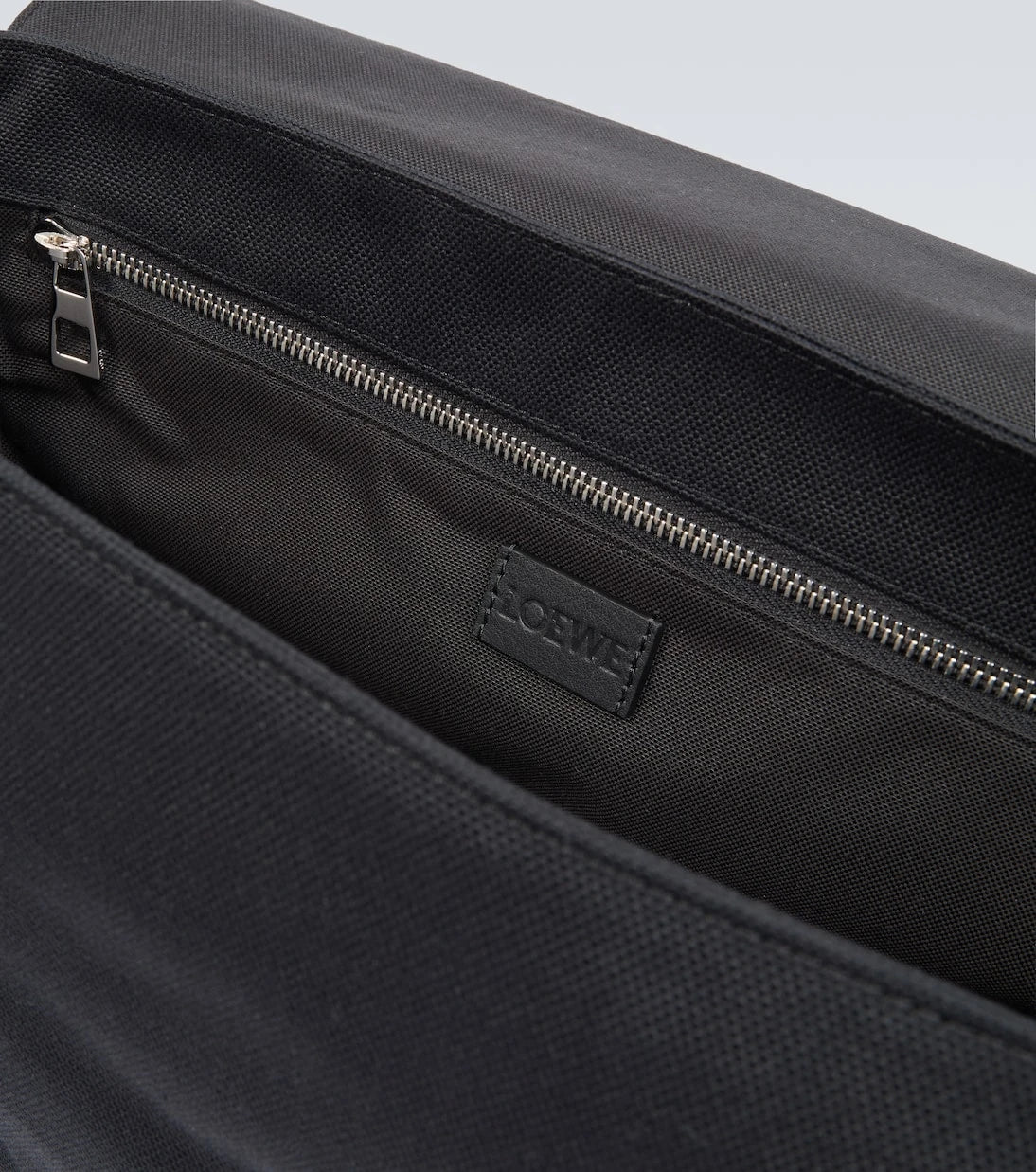 Loewe - Flex Medium canvas and suede messenger bag