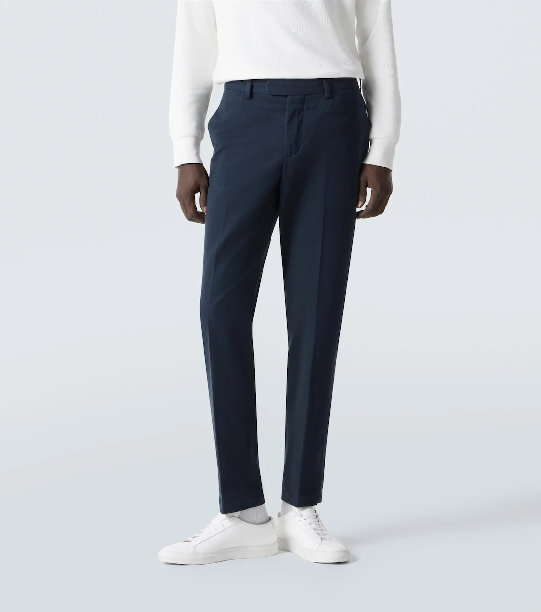 Thom Sweeney - Cotton twill slim pants