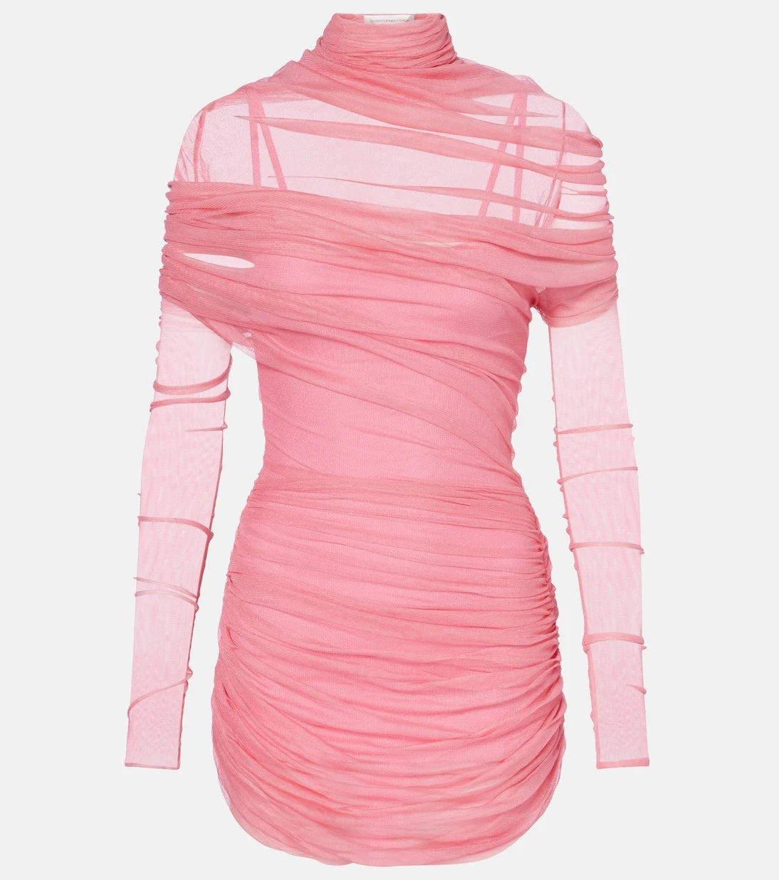 Christopher Esber - Christo ruched sheer silk minidress