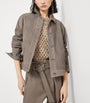 Brunello Cucinelli Brown Couture Suede Jacket