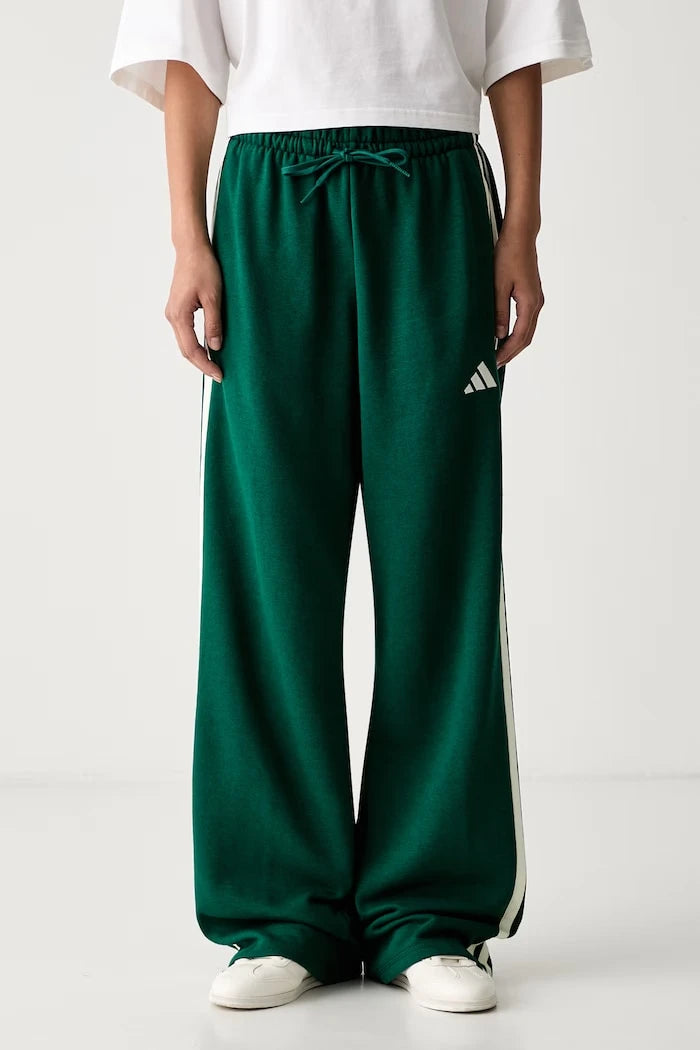 pamuklu, kadın adidas Essentials düz paça pantolon