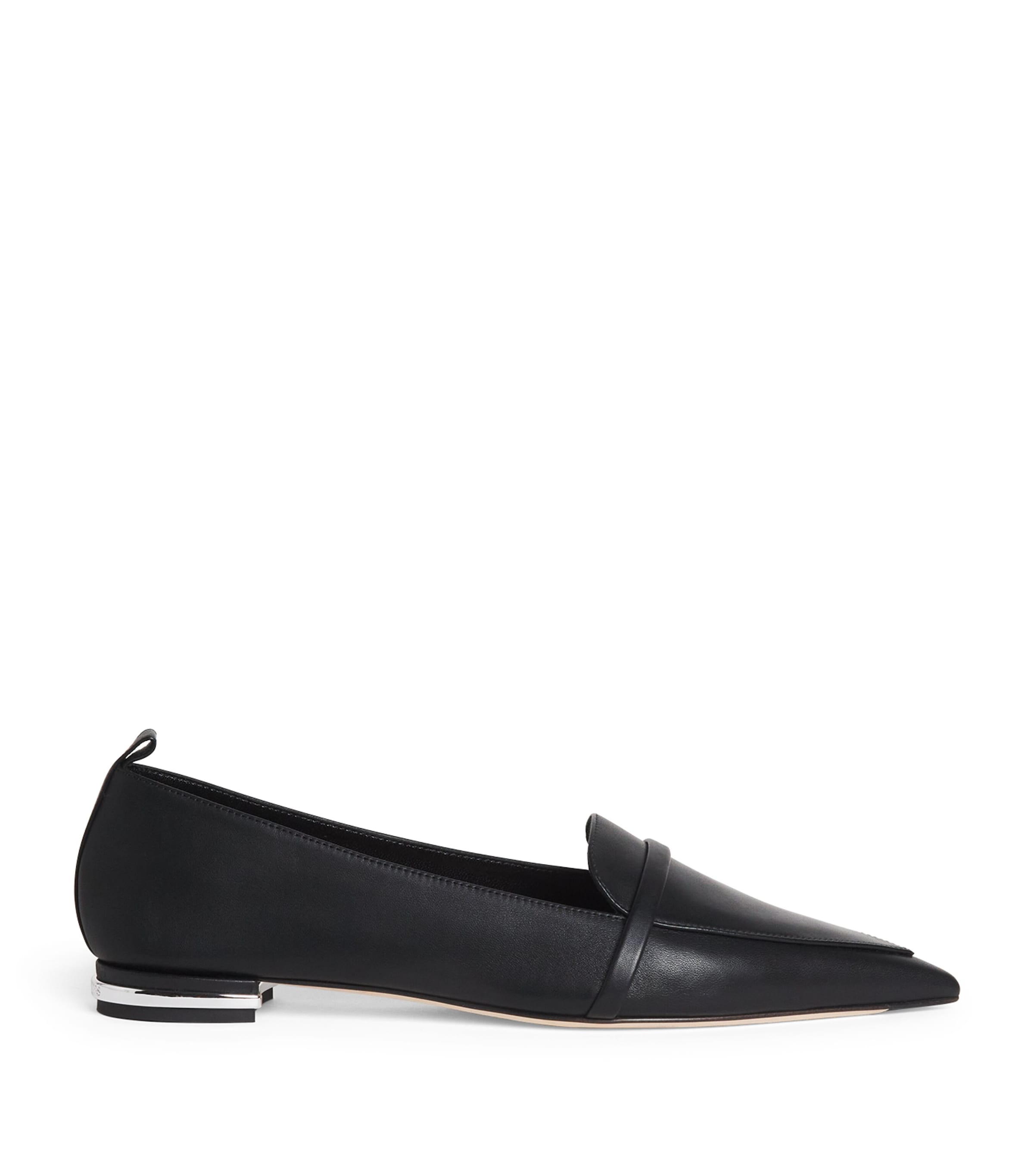 Malone Souliers Black Leather Dora Loafers