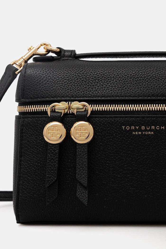 Кожена чанта Tory Burch Romy Slim