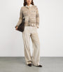 Beige Knitted Sariyah Jacket