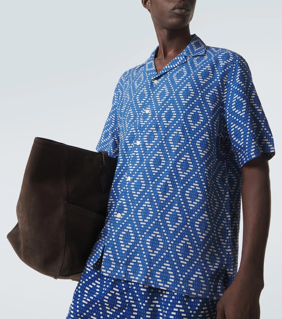 Frescobol Carioca - Roberto printed linen shirt