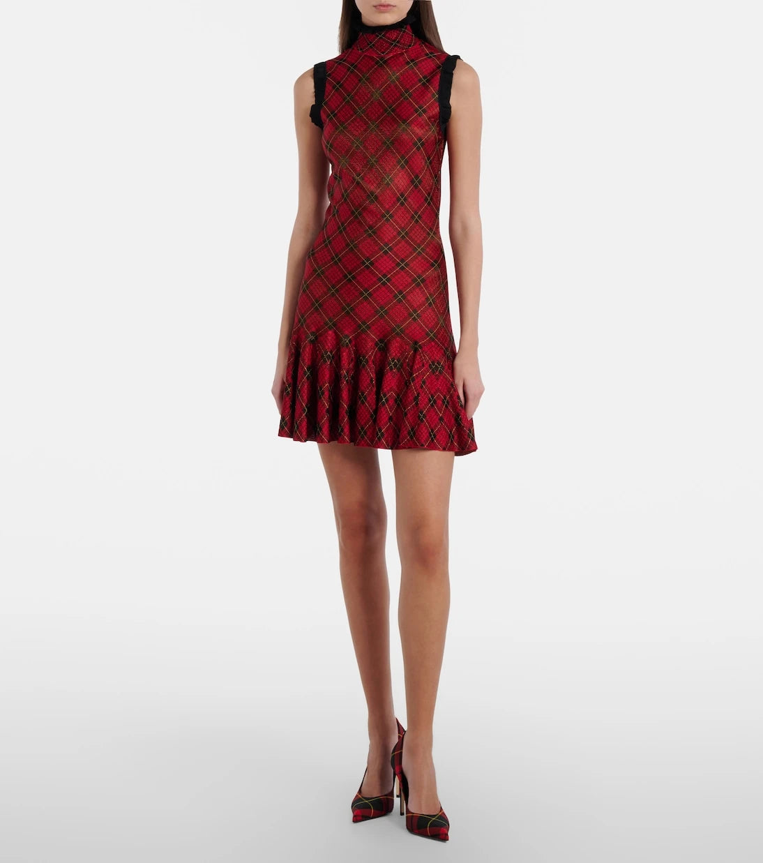 McQueen - Plaid minidress