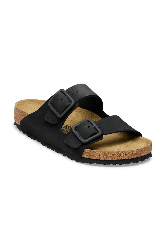 Birkenstock чехли от набук Arizona Wire Buckle