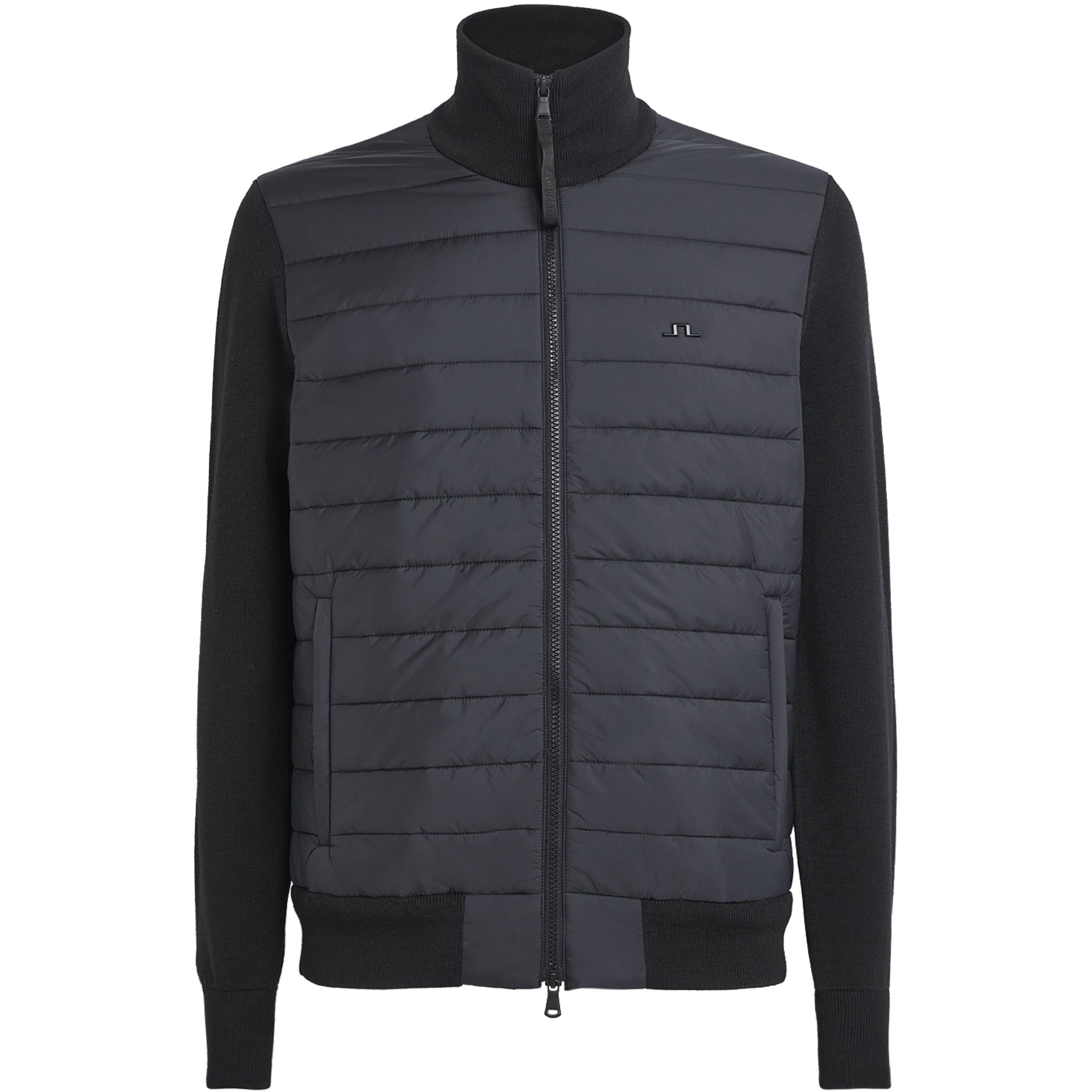 J Lindeberg Black Wool-Blend Bodie Jacket