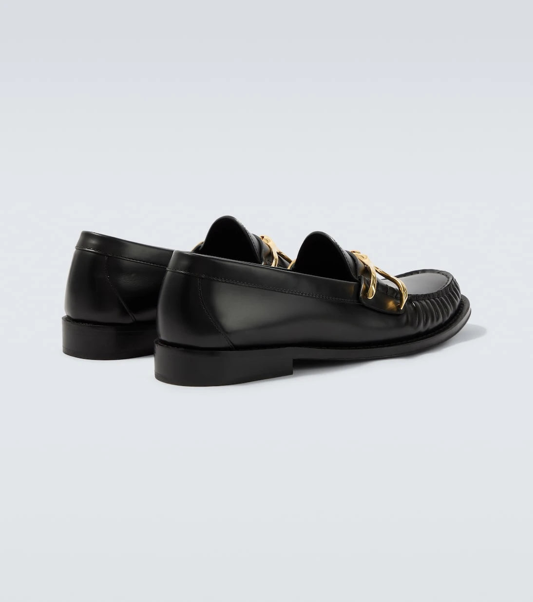 McQueen - Wishbone leather loafers
