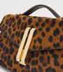 Demellier Multi Leopard-Effect Calf Hair Vancouver Clutch
