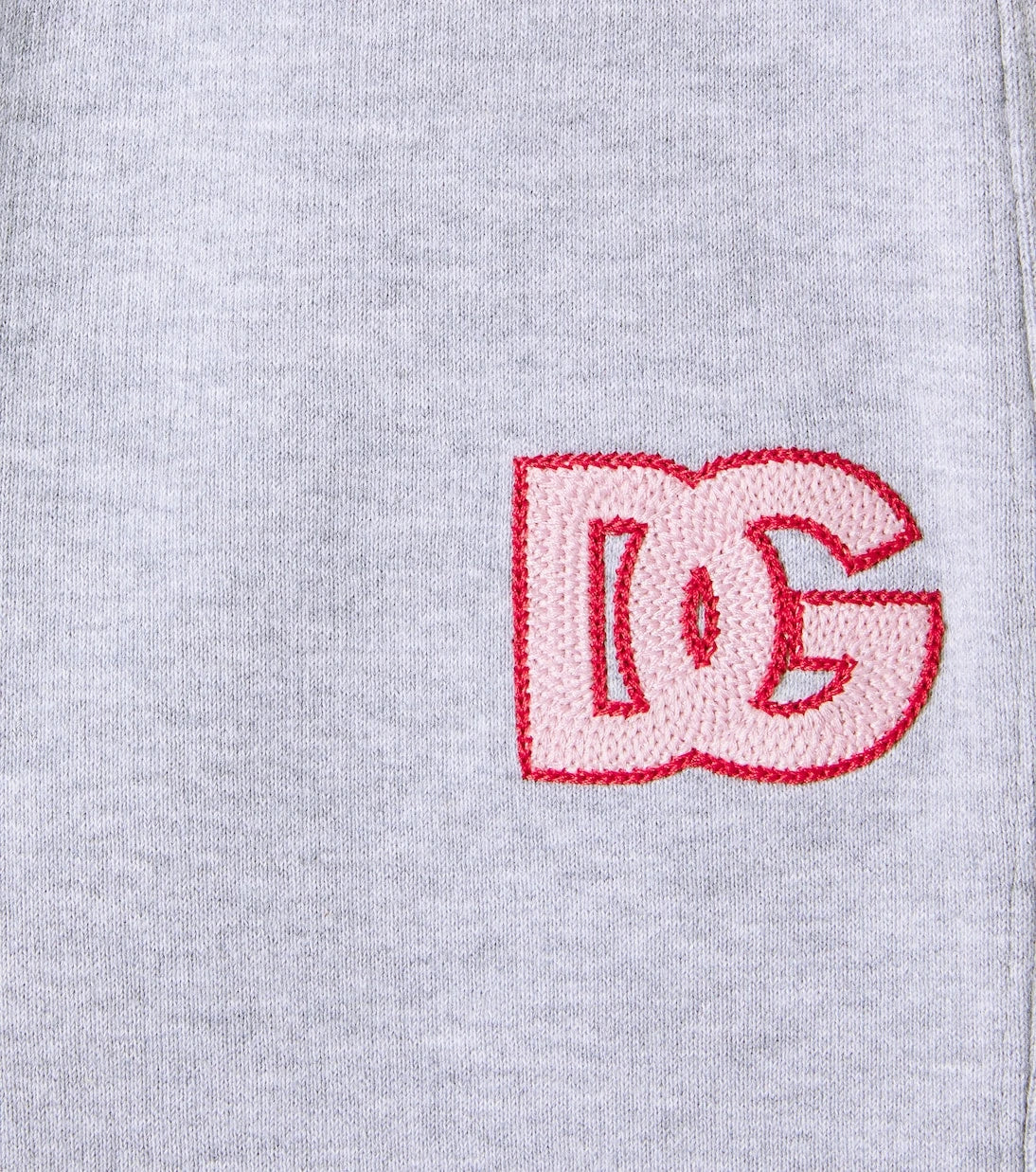 Dolce&Gabbana Kids - DG cotton fleece sweatpants
