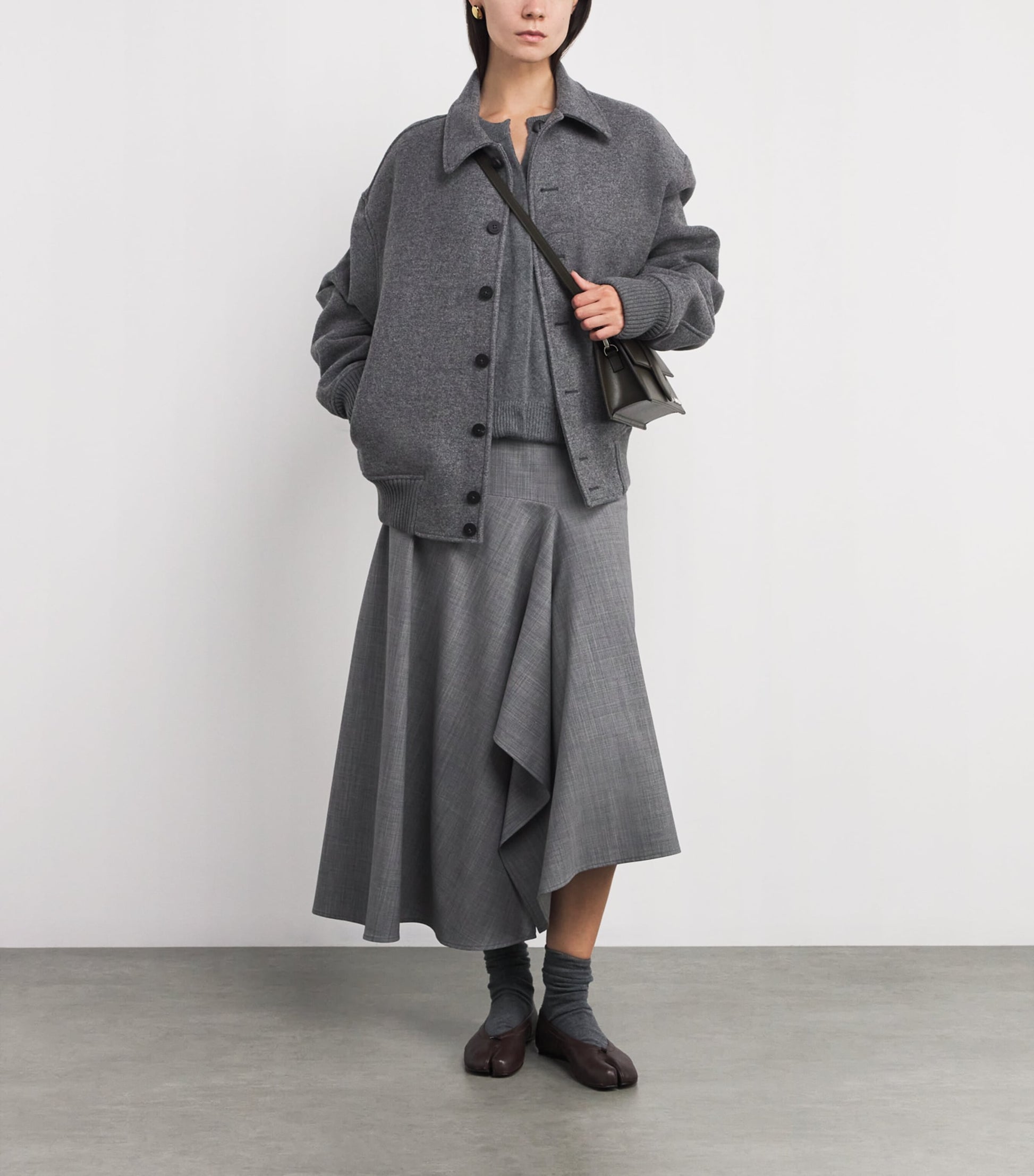 Vince Grey Cashmere Cardigan