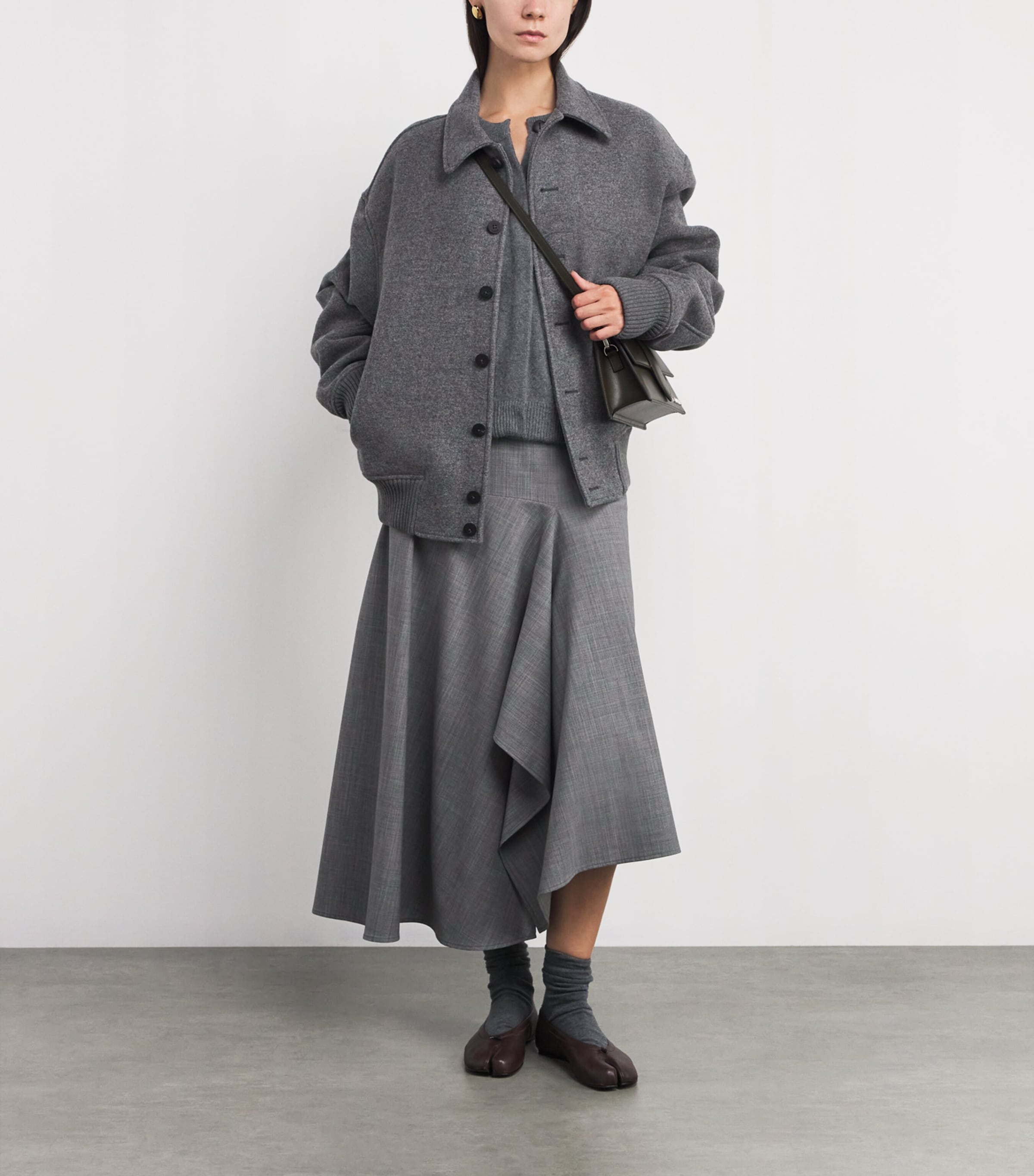 Vince Grey Cashmere Cardigan