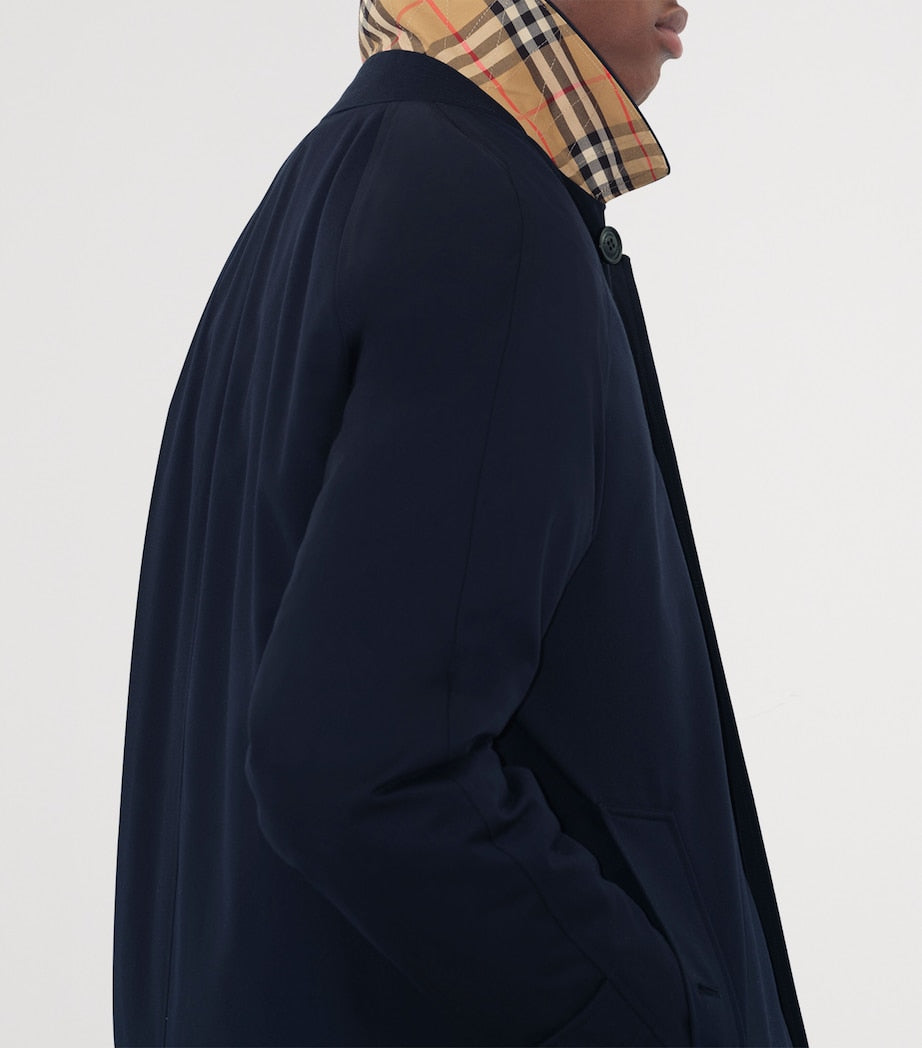 Blue Mid-Length Camden Heritage Car Coat