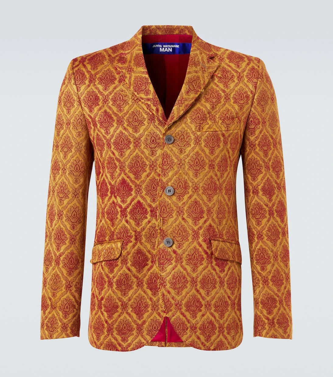 Junya Watanabe - Floral single-breasted jacquard blazer