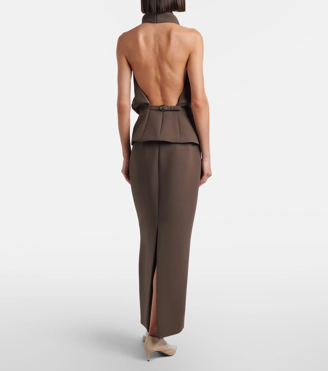 Khaite - Winton crêpe maxi skirt