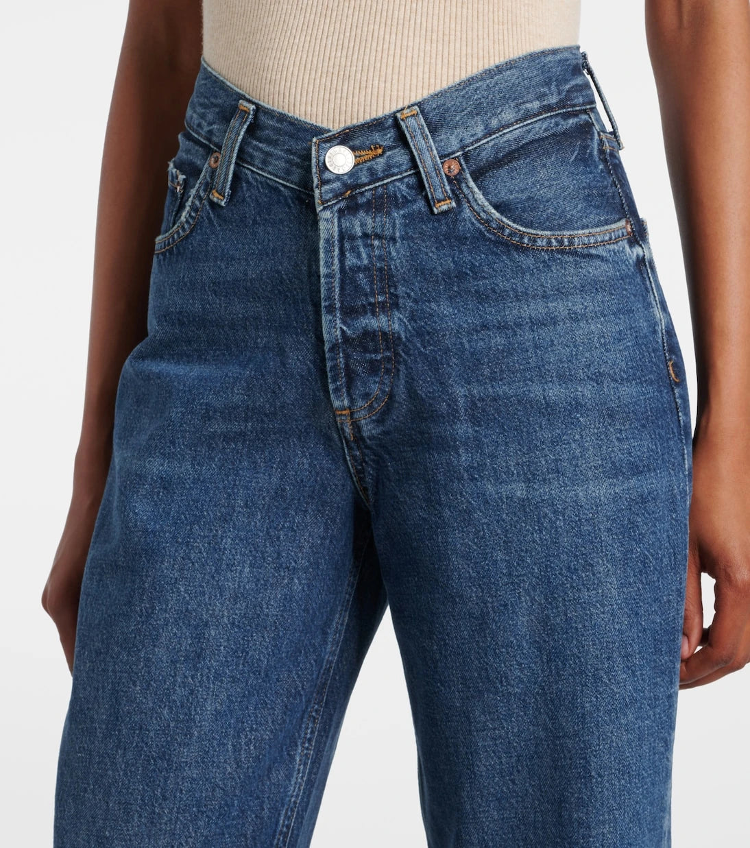 Agolde - V-Waist Baggy straight jeans