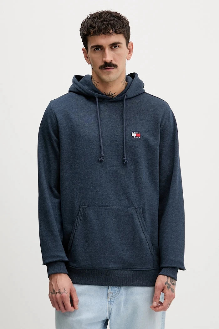 Tommy Jeans Erkek Pamuklu Kapüşonlu Sweatshirt