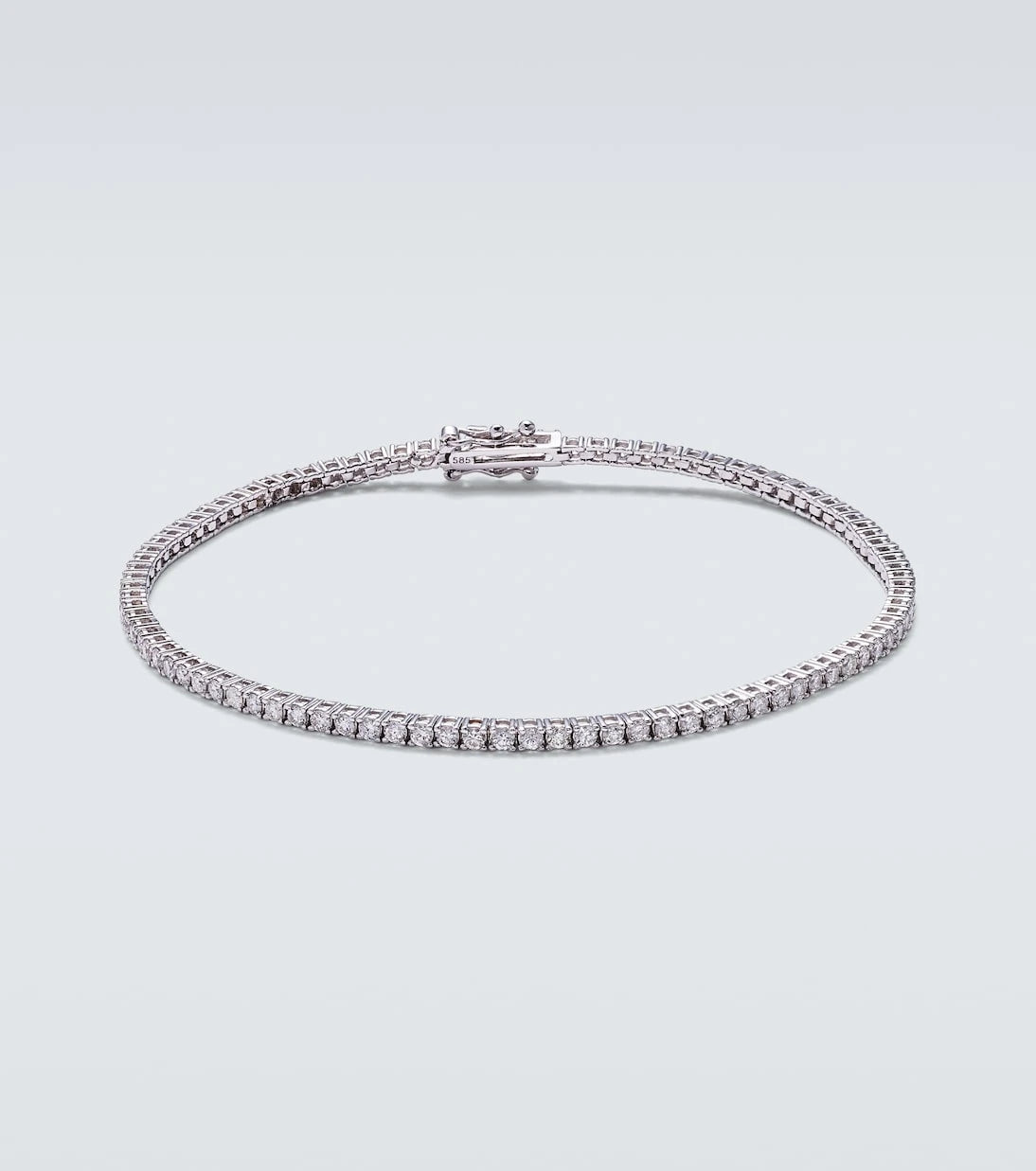 Mateo - 14kt white gold tennis bracelet with diamonds