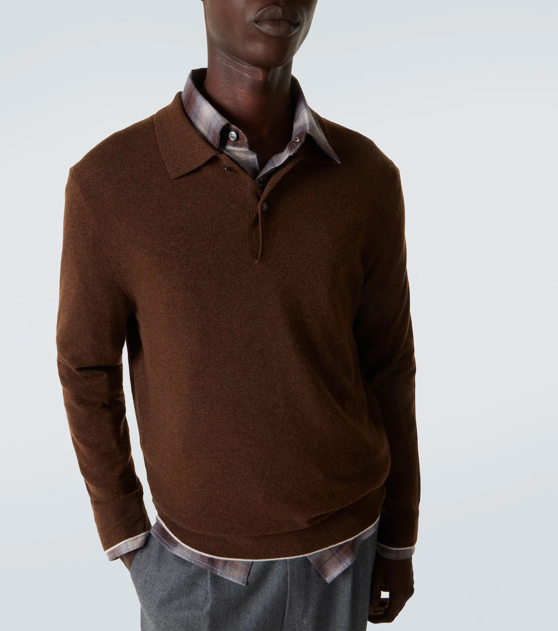Arch4 - Cashmere polo sweater