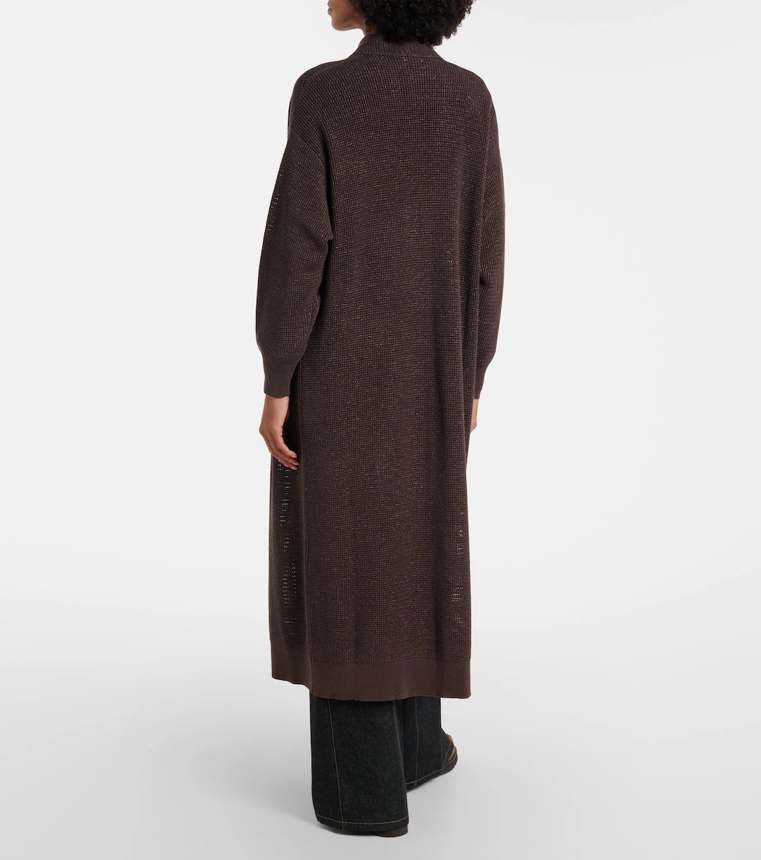 Brunello Cucinelli - كارديجان لاميه من مزيج القطن