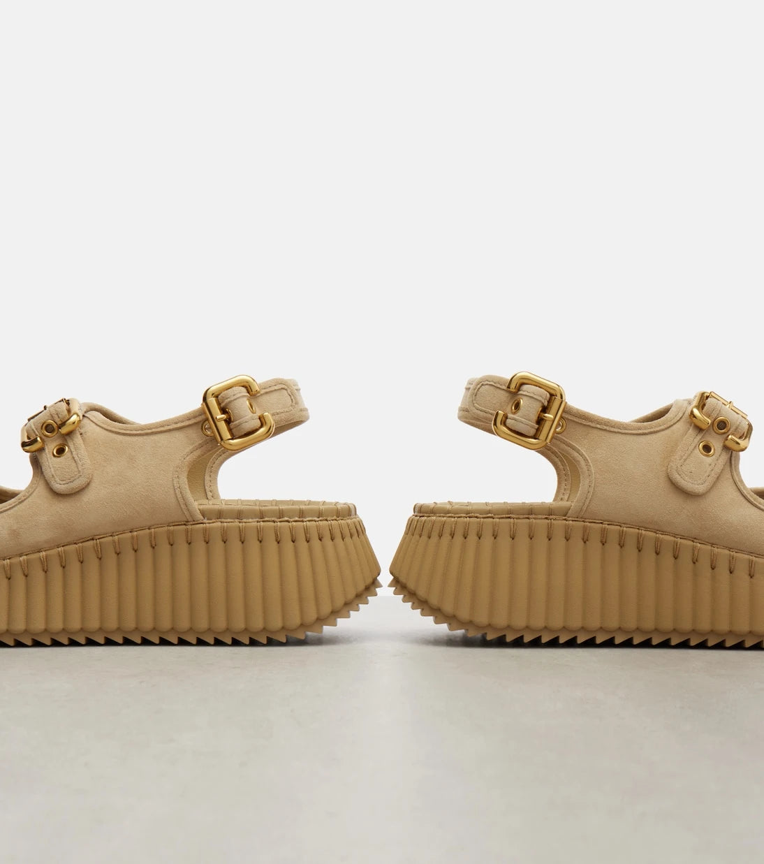 Chloé - Nama süet platform sandalet