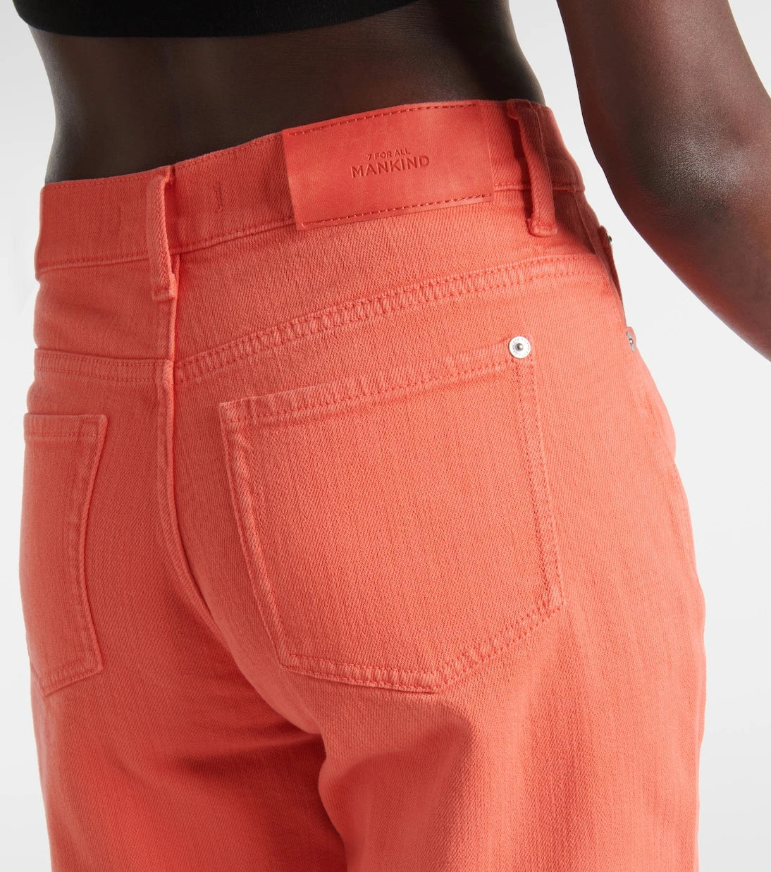 7 For All Mankind - Tess high-rise straight jeans