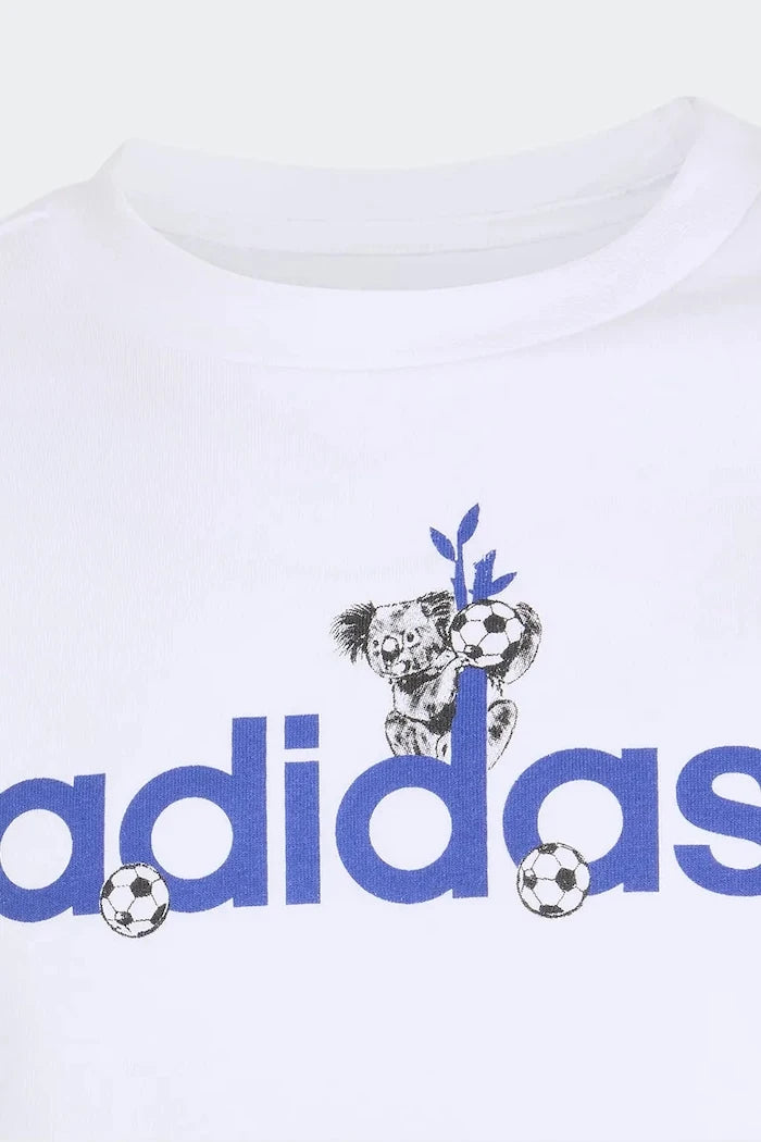 Adidas çocuklar için pamuklu tişört
