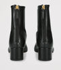 Dear Frances Black Leather Harlie Ankle Boots 55