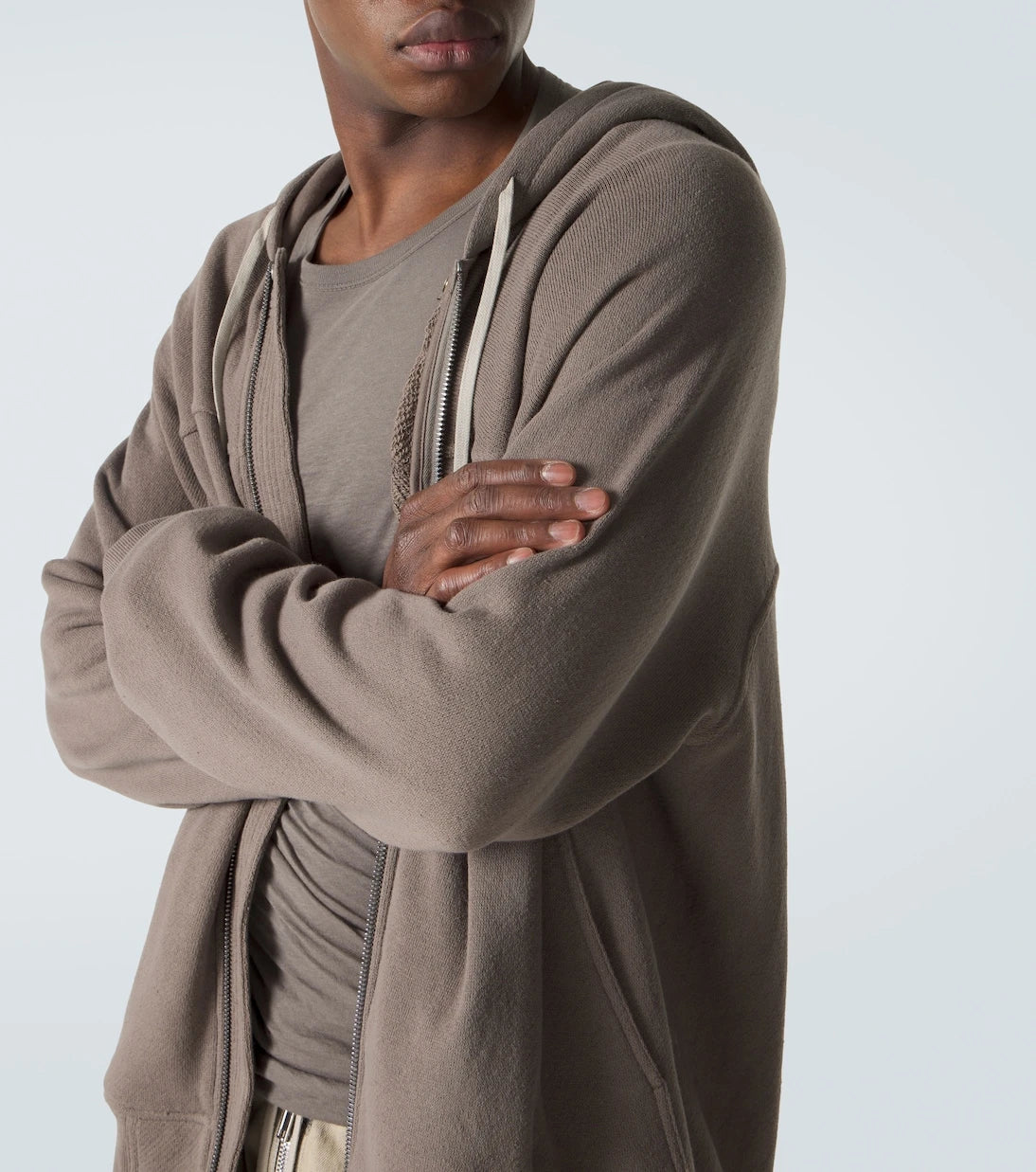 Rick Owens - Cotton jersey hoodie