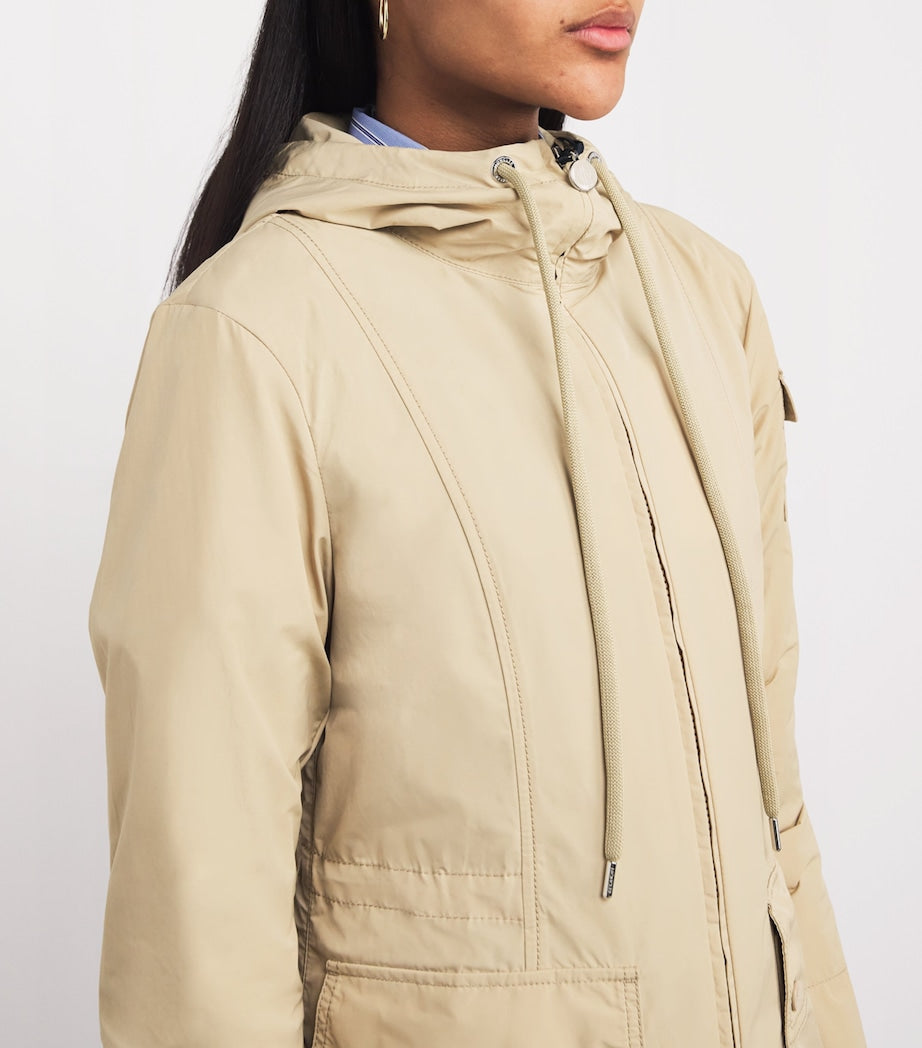 Moncler Yellow Hooded Leandro Parka Jacket
