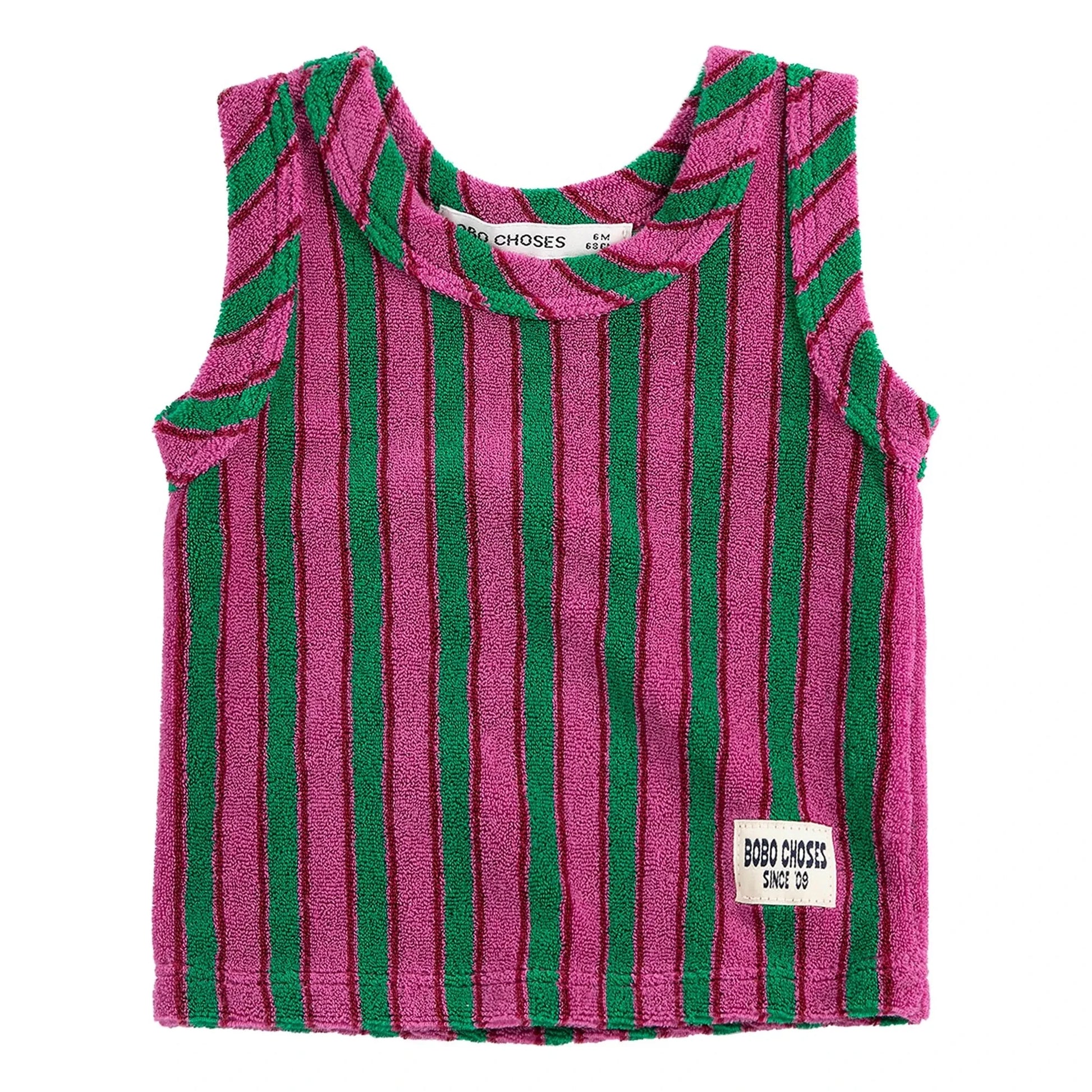 Bobo Choses - Striped Tank Top | Green