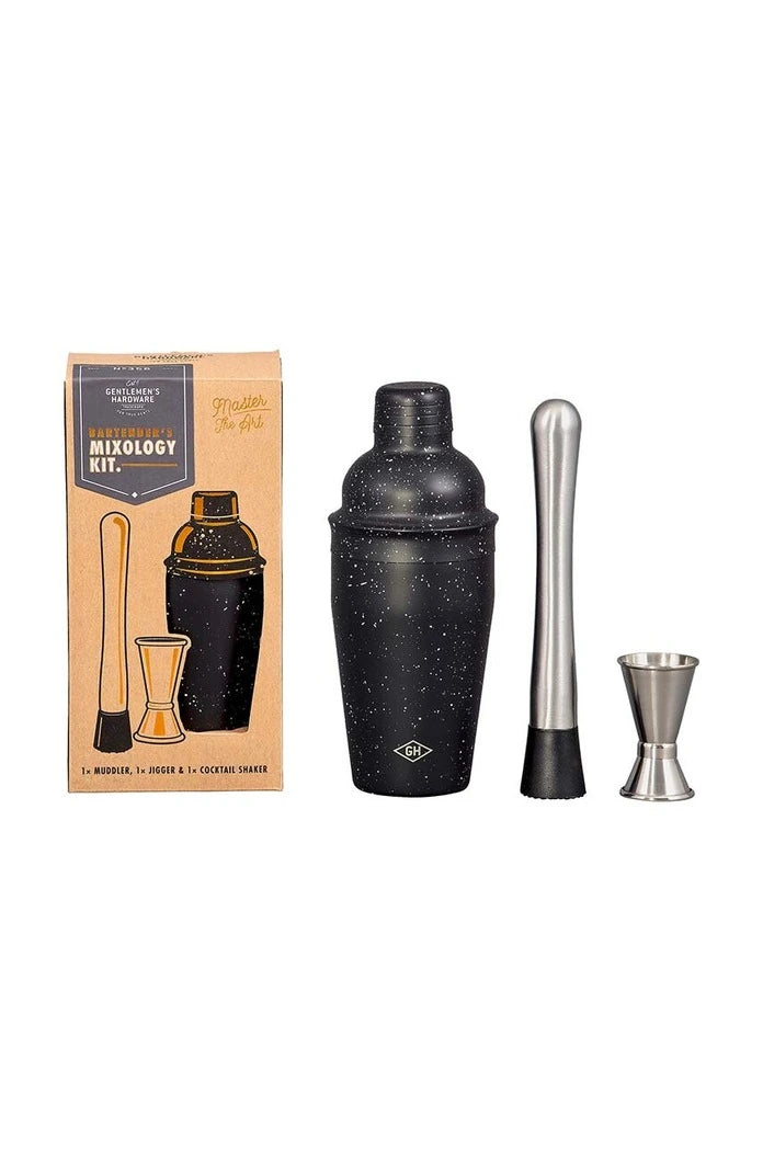 Gentlemen's Hardware Bartender's Mixology Kit Bar Set (3 Parça)