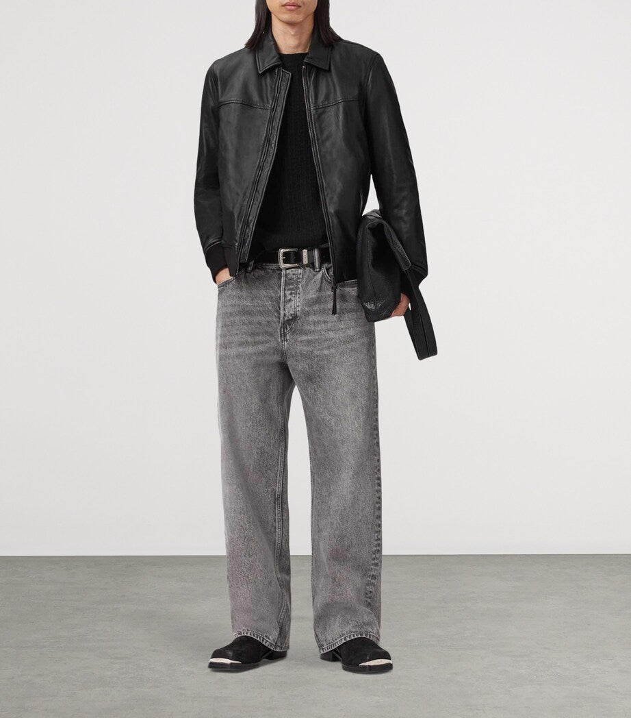 Black Rashford Leather Jacket