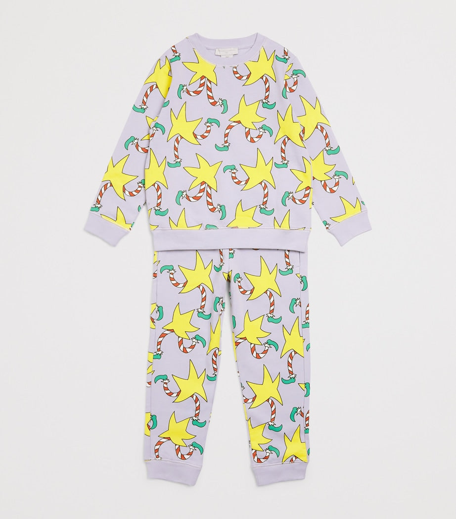 Organic Cotton Star Print Sweatpants (3-14 Years)
