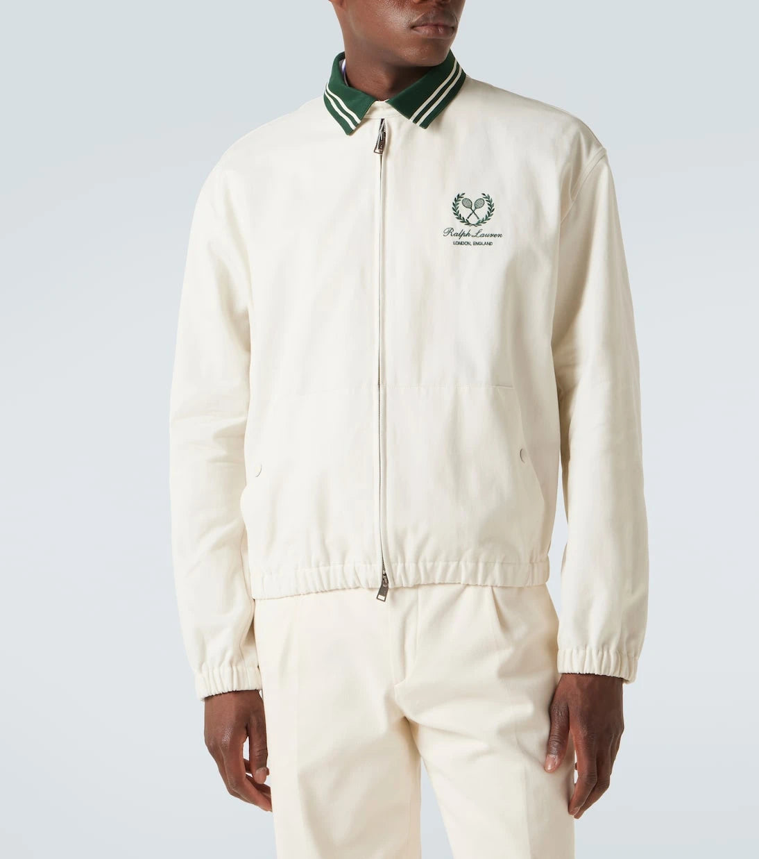 Ralph Lauren Purple Label - Cotton and cashmere bomber jacket