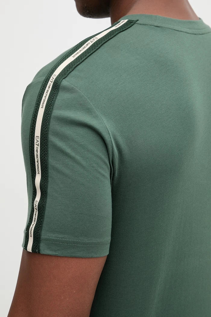 Памучна тениска EA7 Emporio Armani