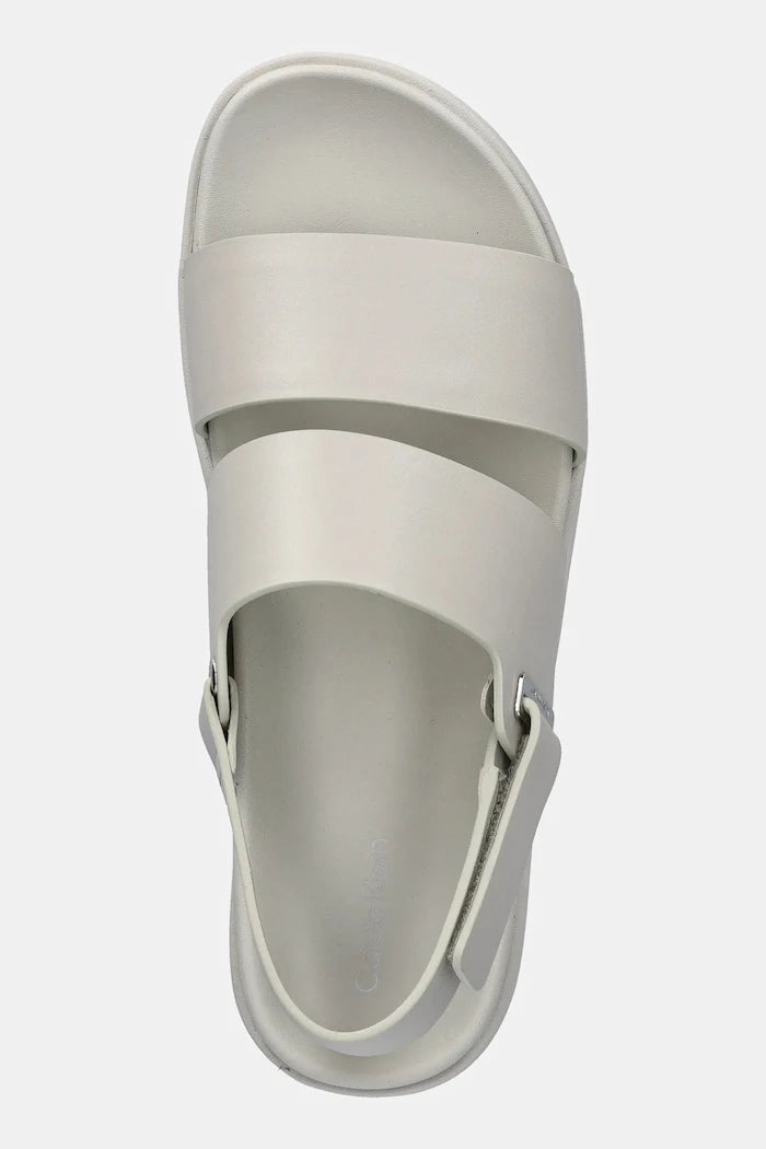 Calvin Klein FLAT ADJ SANDAL EYELET Deri Sandalet