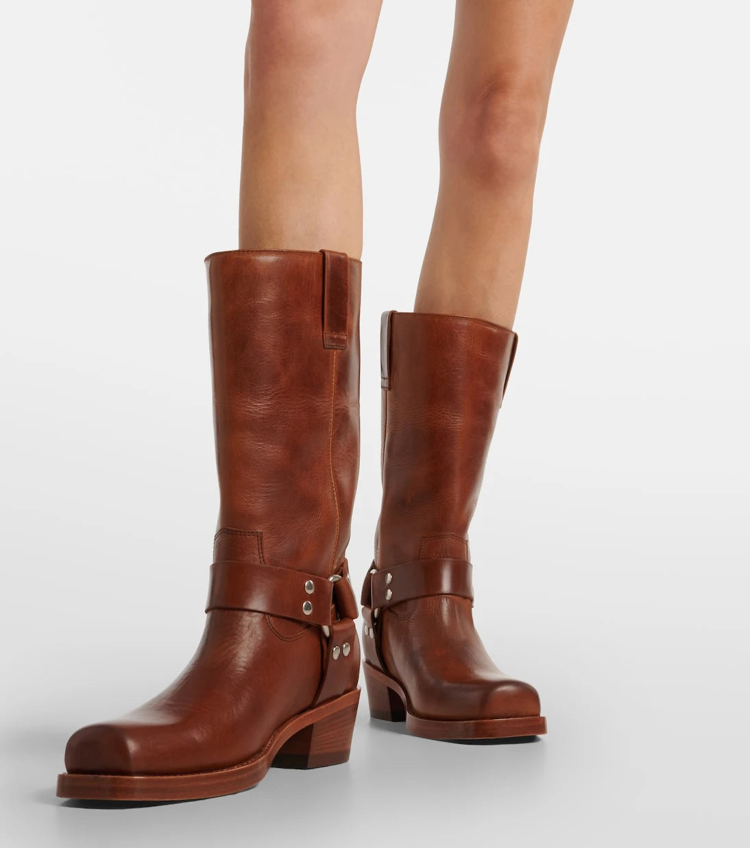 Paris Texas - Roxy 45 leather biker boots