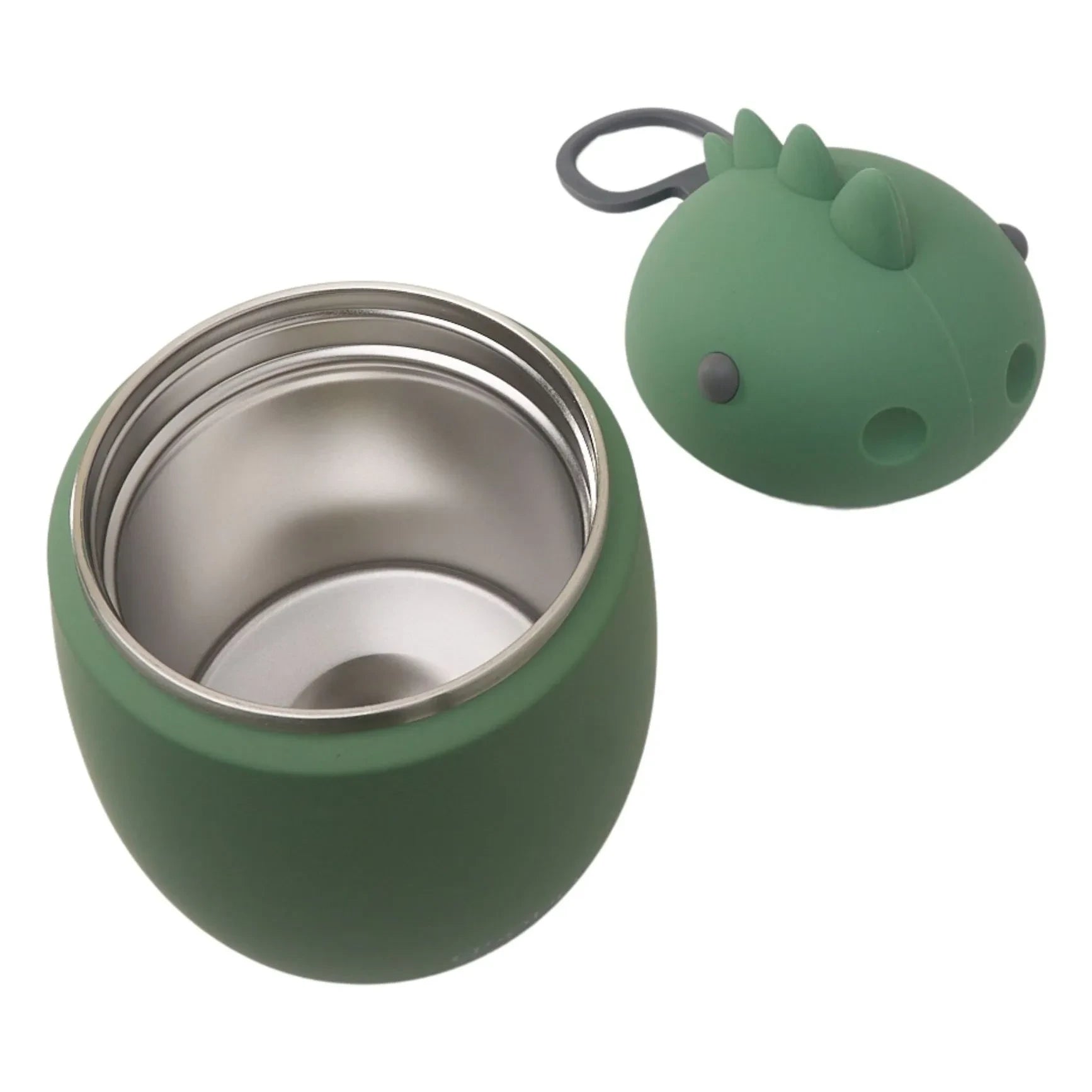 Asobu - Isothermal lunch box Dinosaur | Green