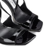 Azia 95 Patent Leather Sandals BLACK