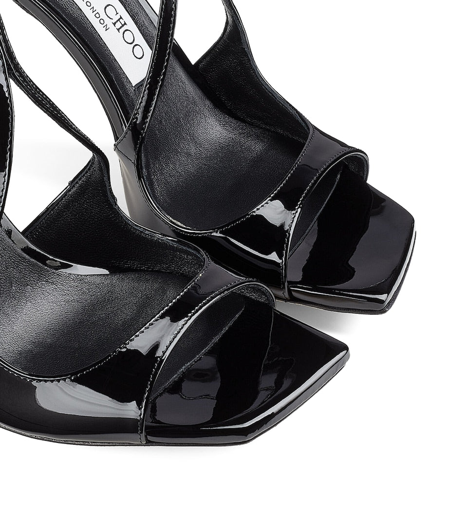Azia 95 Patent Leather Sandals BLACK