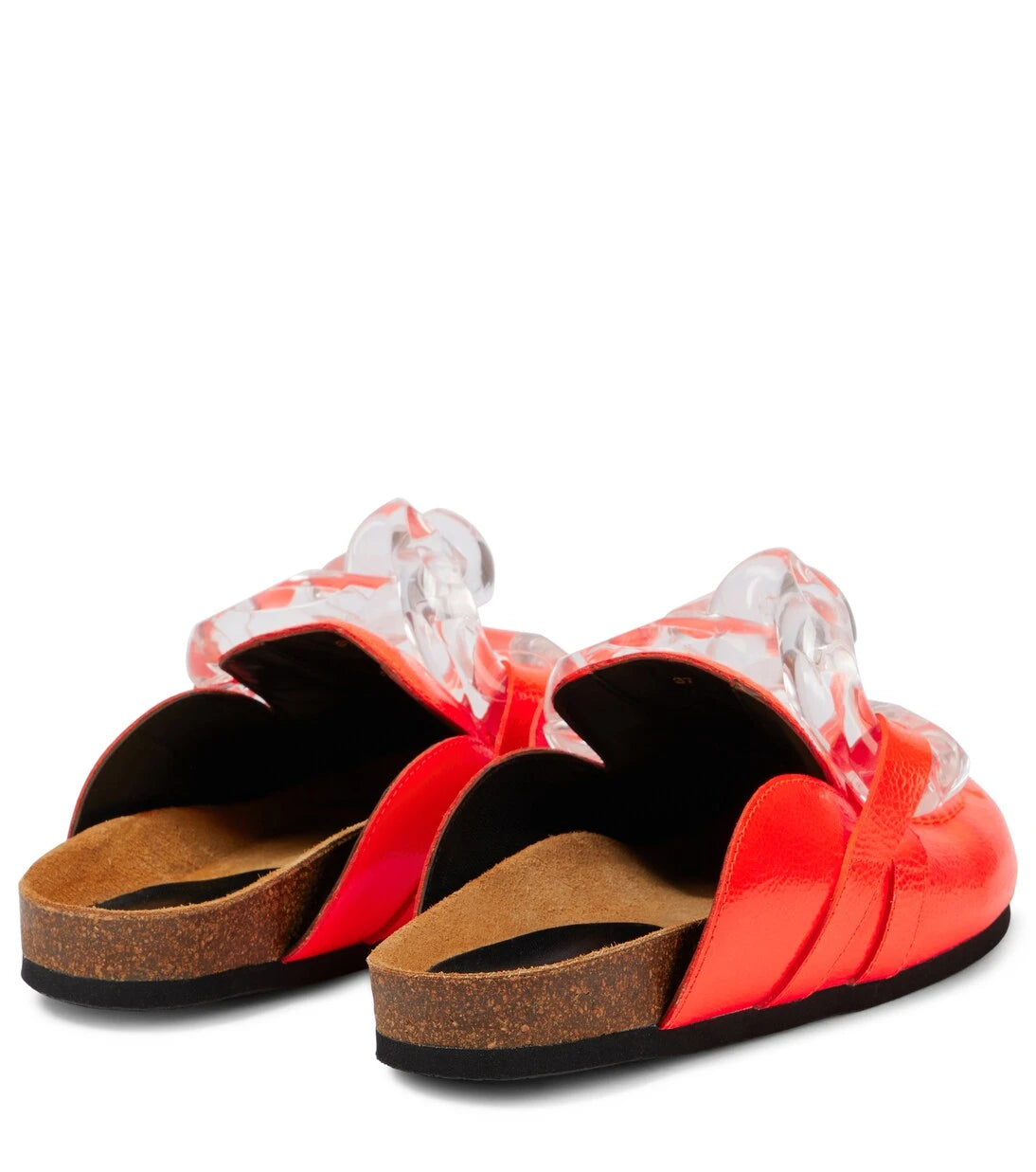 JW Anderson - Chain leather slippers