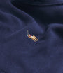 Navy Cotton Quarter-Zip Sweater