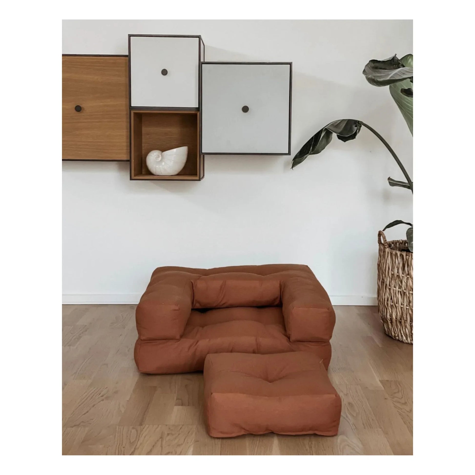 Karup Design - Children's Cube Pouf Armchair | Brown