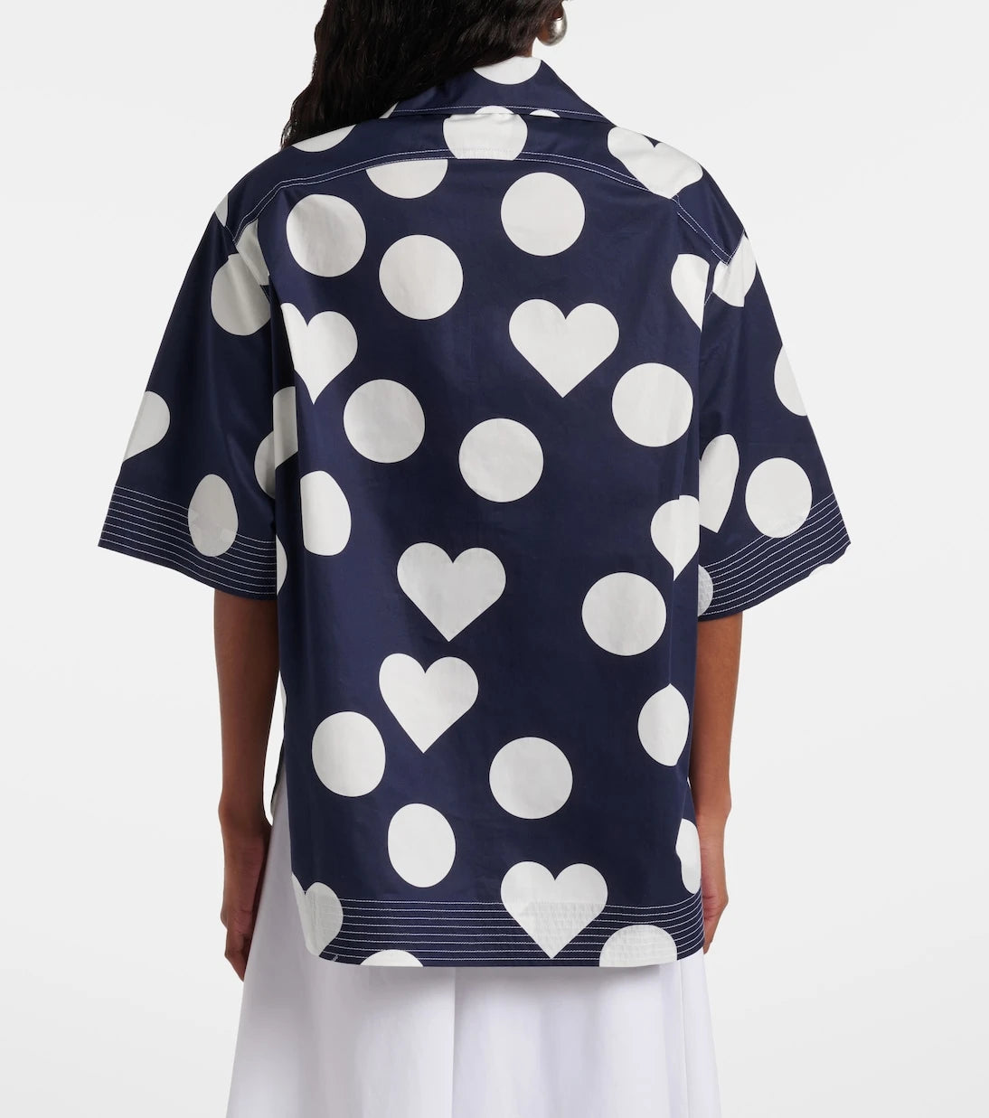 Jacquemus - Marin polka-dot cotton poplin shirt