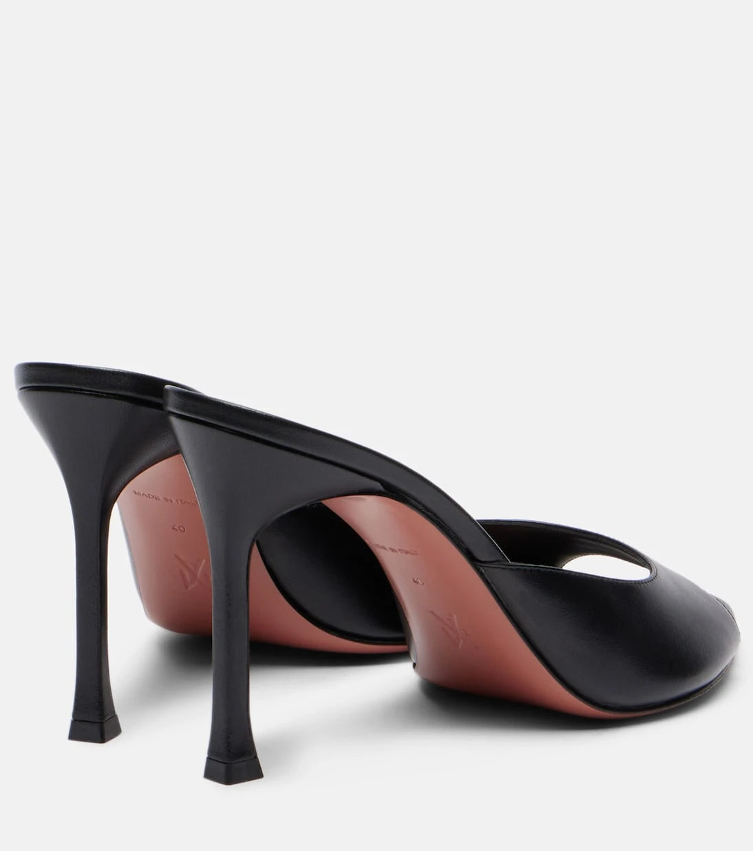 Amina Muaddi - Alexa 95 leather mules