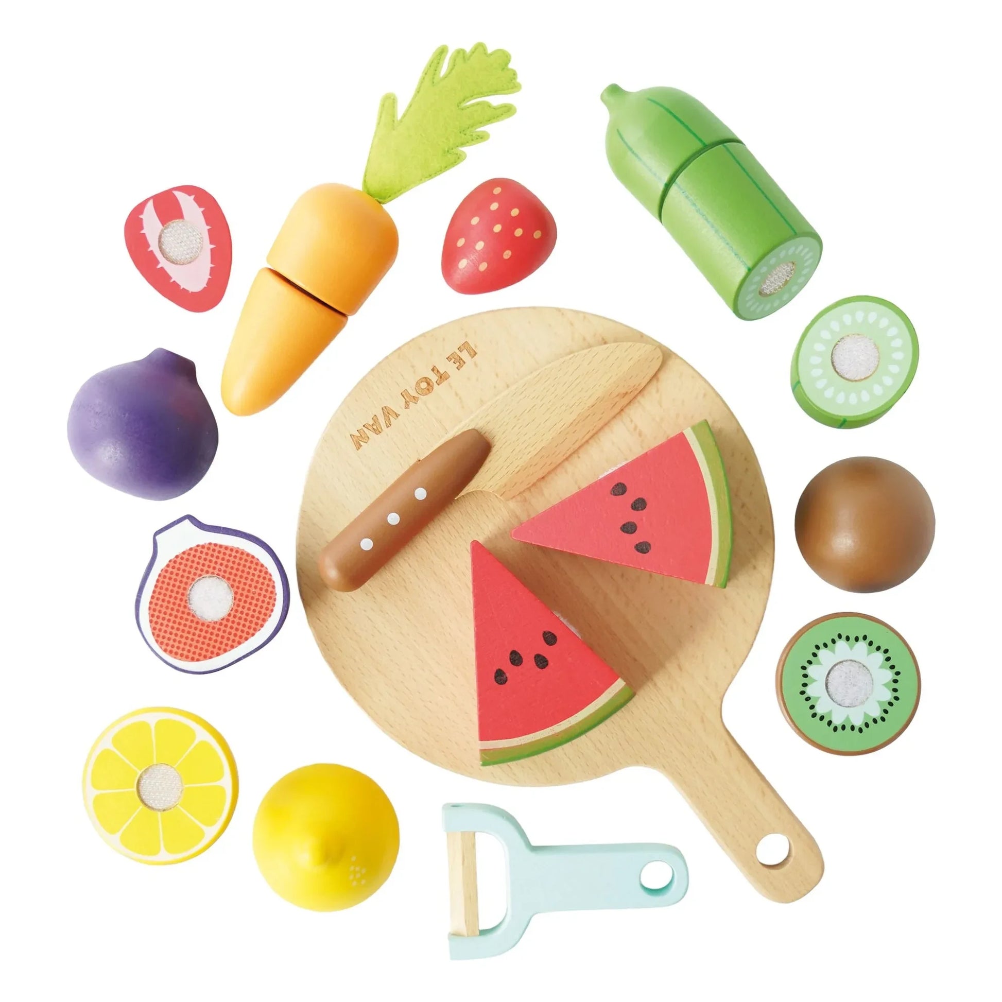 Le Toy Van - Cutting board and food