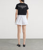Givenchy White Cotton Cuffed Shorts